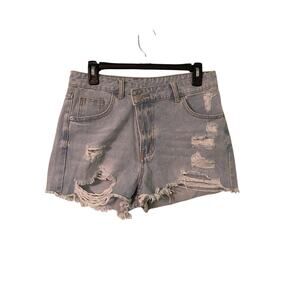 UNBRANDED Cut-Off Denim Jean Shorts Medium 8-10 Ripped